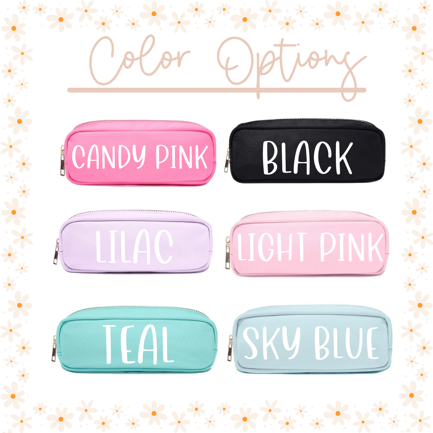 Personalized Pencil Pouches